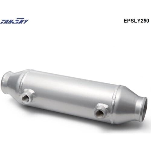 Barrel style liquid to air intercooler 4"x10", 2.5" (63mm) Inlet/Outlet EPSLY250