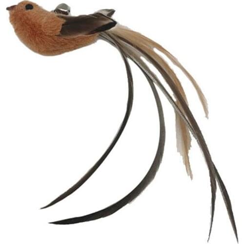 Dorakitten 1pc Replacement Cat Toy Funny Realistic Bird Plush Cat Refill Toy Cat Teaser Refill Pet Accessories Pet Supplies