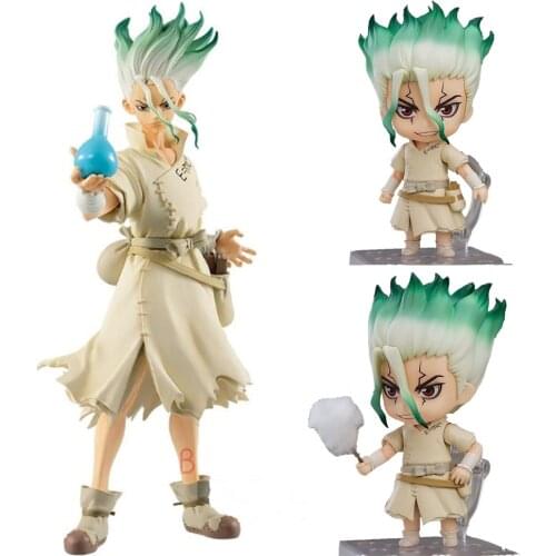 Cute 10/20cm Japanese Anime Pop Up Parade Dr.STONE Ishigami Senku PVC Action Figure Toy Game Statue Collection Model Doll Gifts