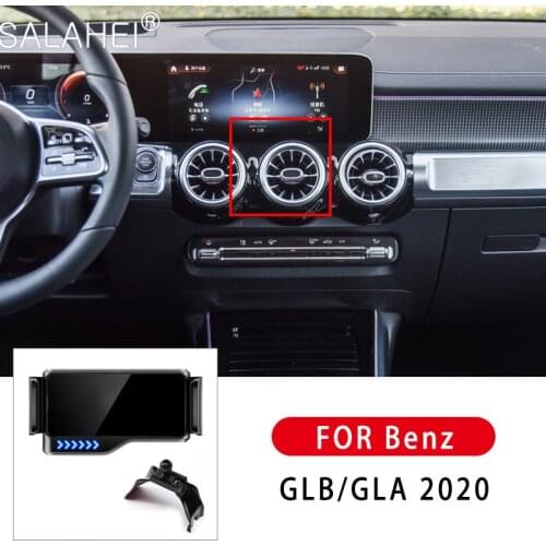 2021 Hot Electric Car Mobile Phone Holder For Benz GLB B Class 2020 X156 X247 W247 Air Vent Mount GPS Stand Smart Phone Bracket
