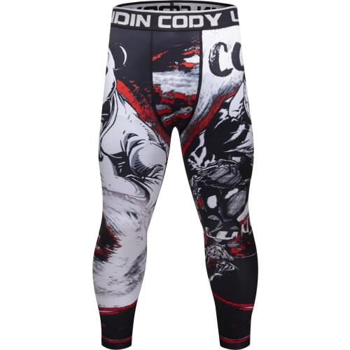 Custom Logo High Impact Work Out Fitess Gym Sports Leggings for Men 2021 Quick Dry Design