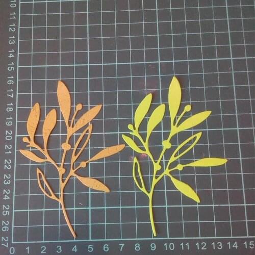 Branch with Leaves Metal Cutting Dies for DIY Scrapbooking Embossing Paper Cards Making Crafts Supplies Newest 2019 Diecuts
