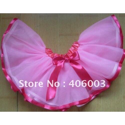 New style wholesale christmas tutu skirt pink free shipping 100pcs /lot by ems