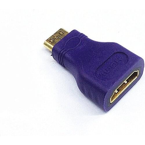 Wholesale Mini HDMI Male to HDMI female adapter converter adapters connector