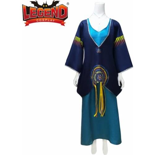 Star Cosplay Queen Padme Naberrie Amidala Dress queen padme Tatooine dress cosplay costume blue robe dress