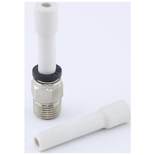 SMC type white pneumatic connector connector plug KB2P / KQ2P-04 / 06/08/10/12 cannula connector plug pneumatic component