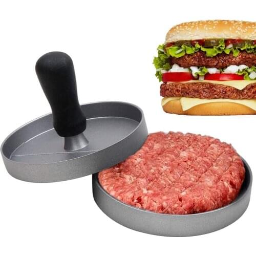 Aluminum Alloy Burger Press, Non-Stick Hamburger Press Patty Maker Mold Meat Patty Mold