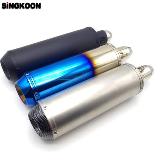The Newest 51mm Inlet Universal motorcycle exhaust Pipe scape moto silencieux FOR yamaha bws 125 xt 600 nmax gw250 mt 07 z900