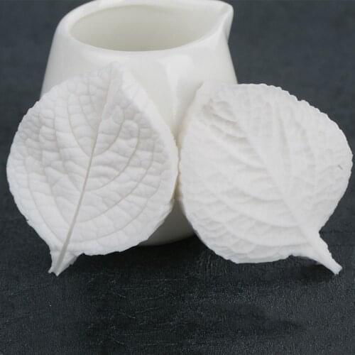 Silicone Hydrangea leaves Sugar Craft Cake Decorating Fondant Baking Tool