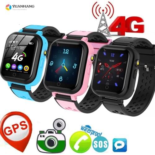 Smart 4G Remote Camera GPS WI-FI Child Student Smartwatch SOS Video Call Monitor Tracker Location Flashlight Android Phone Watch