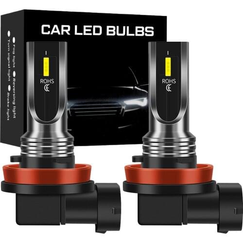 2Pcs 3000Lm H11 H8 LED Yellow White HB3 9005 9006 Fog Lights H16JP EU LED Bulb Car Driving Lamp for BMW Toyota Skoda Ford Lada