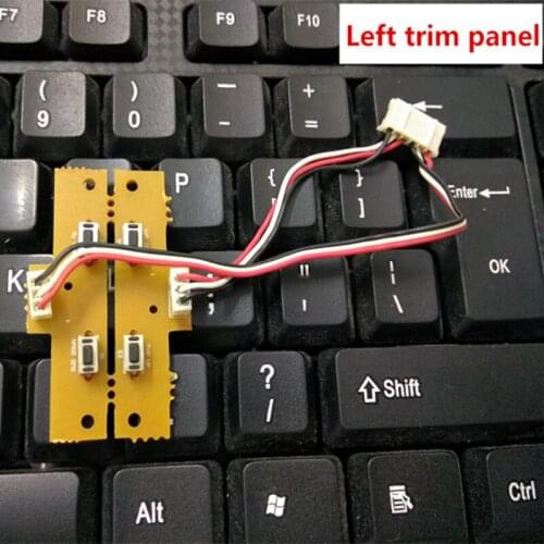 Left Trim Panel Part For OrangeRx ORX T-SIX Spectrum DX6i Mkron i6S RC Transmitter Spare Parts