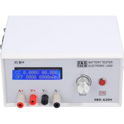 EBC-A20H Battery Tester 30V 20A 200W Multifunction Direct Current Electronic Load 20A Discharger Support PC Software Control