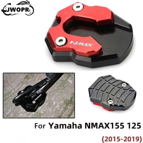 JWOPR Motorcycle Side Foot Support Seat Extension Anti-skid Pad Modification Accessories for Yamaha NMAX155 NMAX125 (2015-2019)