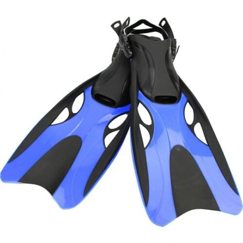 YFXcreate 1 pair Professional Scuba Diving Snorkeling Fins with Adjustable Heel Foot for Adults Water Sports 200-1007