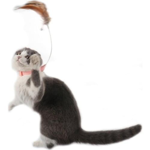 Collar Funny Cat Stick Interactive No Harm Silica Gel 1 Color Funny Anti-boring Artifact Classic Activity Training