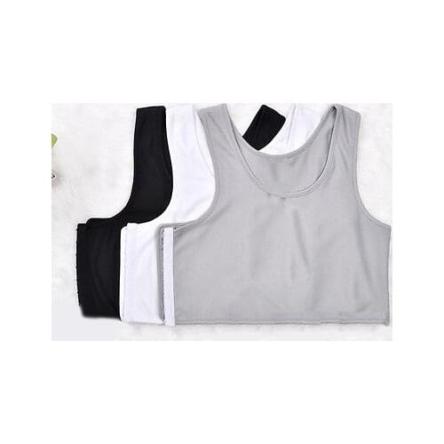 S-2xl plus size Crop Top M-XL Buckle Tank Top Corset Undershirt Chest Breast Binder Trans Lesbian Tomboy Cosplay Vest Tops