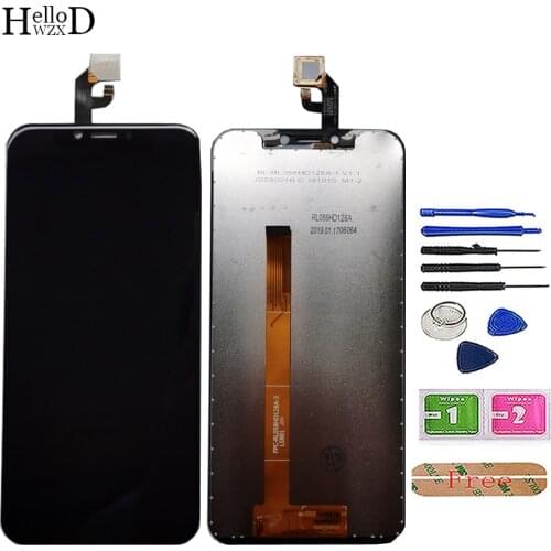 5.85'' Mobile LCD Display For Leagoo S9 LCD Display With Touch Screen Digitizer Assembly Repair Tools 3M Glue
