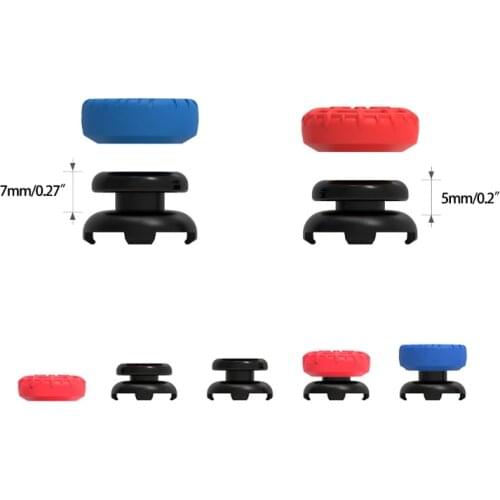 40GD 1 Set Soft Silicone Thumb Grip Controller Analog Joystick Covers Replacement Rocker Games Accessory Compatible with
