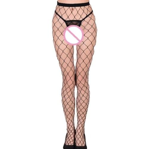 10 Pcs Sexy Color Stockings Lingerie Sokken Vrouwen Thigh Mesh Transparent Thin Fishnet Female Big Net Medias De Mujer Pantyhose