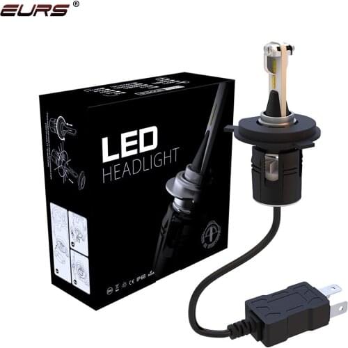 EURS Car led Bulbs H4 led Headlight H3 H8 H9 H11 9005 9006 9012 H1 Bullet B6 LED Headlight 60W 8400LM CSP Y19 Chips 6000K
