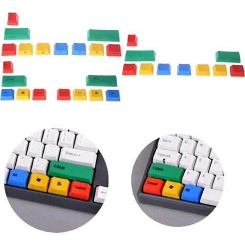 PBT 10 Keys Keycap RGBY Mechanical Keyboard Add-on Kit OEM Cherry height