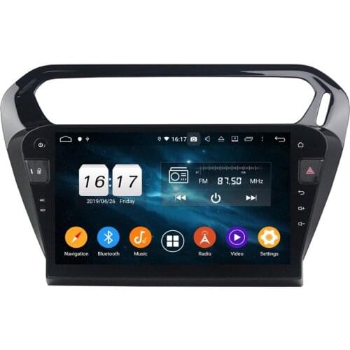 CarPlay DSP PX6 10.1" Android 10 Car DVD GPS for Peugeot 301 Citroen Elysee 2013-2020 Stereo Radio GPS Bluetooth 5.0 WIFI