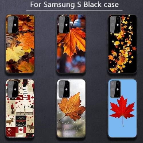 Hello Autumn fall Maple Leaves Phone Case for Samsung S20 plus Ultra S6 S7 edge S8 S9 plus S10-5G lite 2020 S10E