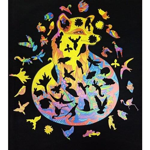 Wooden Jigsaw Puzzles For Adults Unique Shape Jigsaw Pieces Children DIY Wooden Best Gift for Kids Best Christmas Gift Puzzle