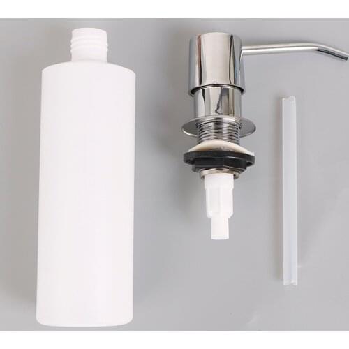 300ML Capacity Tube Pump Head Dropshipping Soap Dispenser Built In Kitchen Sink Soap Dispenser Counter Top Soap Dispensers