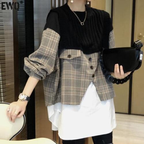 Офисные блузки EWQ China At AliExpress