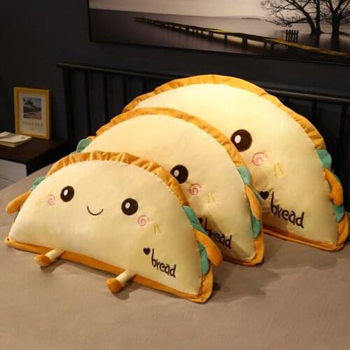 Simulation Food Bread Cake Plush Toy Cute Stuffed Doll Soft Dumpling Nap Sleeping Pillow Sofa Bed Cushion Creative Birthday Gift