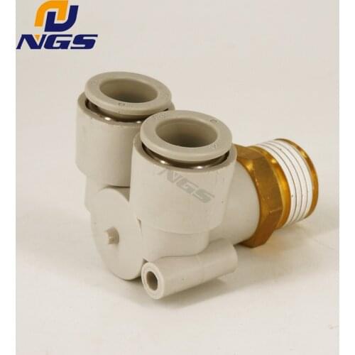KQ2LU04/06/08/10/12-00/M5/01/02/03/04S External Thread Elbow Quick Joint Pneumatic Air Fittings Joint Connector KQ2LU