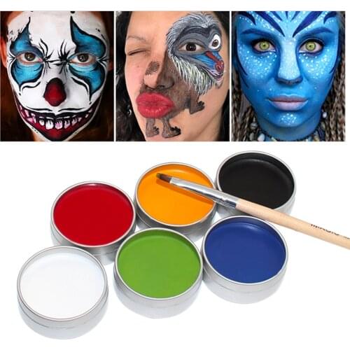 Face Painting Pigment Non-Toxic Professional Body Paint Oil Painting Art Halloween Party Fancy Beauty Tools Masquerade makeup