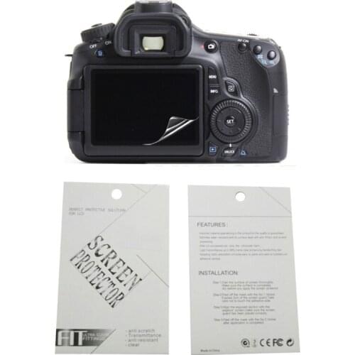20pieces New Soft Camera screen protection film For Canon 1DX MARK II 1DX 5D 6D 50D 60D 70D 77D 80D 200D Rebel T5 1200D Kiss X70