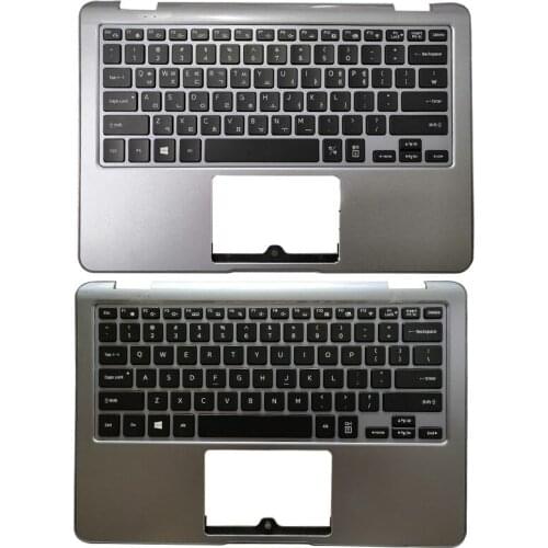 NEW Laptop Palmrest Upper Case With Backlit keyboard Touchpad/Bottom Case For Samsung 730QAA NP730QAA