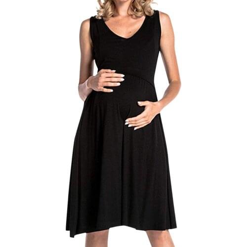 Clothe For Pregnant Women Summer Maternity Dress Nursing Nightgown for Breastfeeding Nightshirt Lactation Party dresses z0412