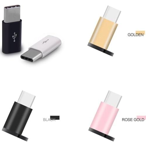 Micro USB Female to Type C Male Adapter for Xiaomi Mi 8 Redmi Note 7 Huawei P20 Lite Oneplus 6 Samsung S8 Plus S9 Note 9