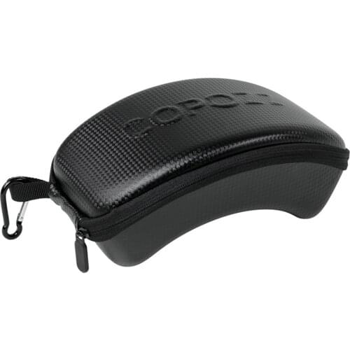 Carrying Hard With Hook Shockproof Snowboard Portable PU Leather Sports Ski Glasses Case Protection Lightweight Solid Winter