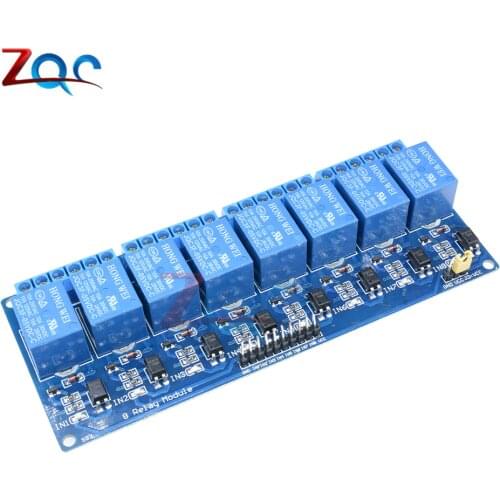 DC 5V / DC 12V 8 Channel Relay Module Board with Optocoupler for Arduino PIC AVR DSP ARM Smart Home
