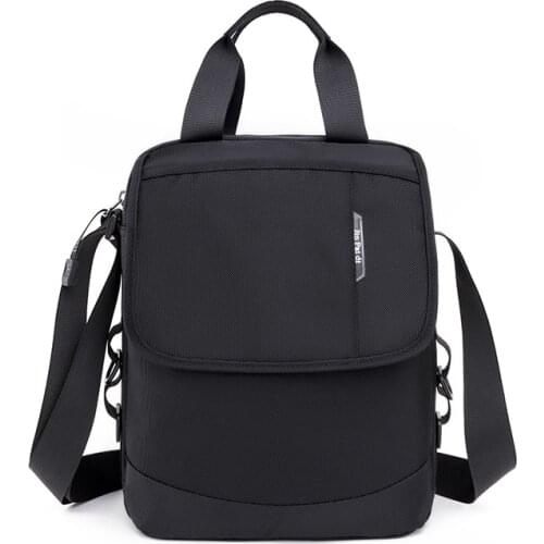 New Mens High Capacity Casual Trendy Shoulder Bag Oxford Cloth Bag Commuter Portable Messenger Bag With cover Hand Bag for Men