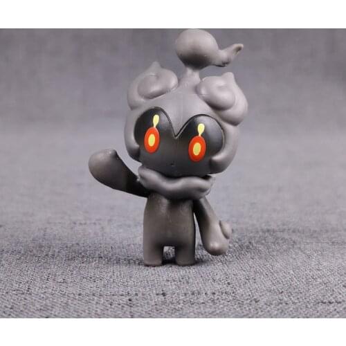 TAKARA TOMY Genuine Pokemon Action Figure Pictorial Book 802 Marshadow MC Elf Model Doll Collection Marshadow Toy Gifts