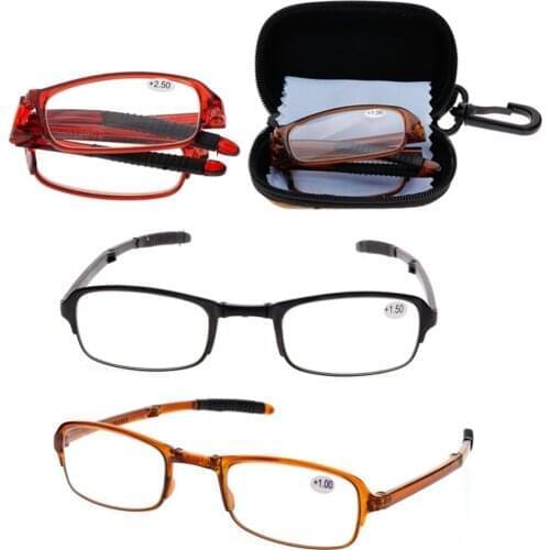 TR90 Soft Light Weight Folding Reading Glasses Magnifying Fatigue Relief +1.0~+4.0
