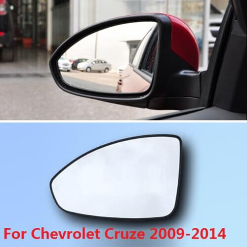 CAPQX For Chevrolet Cruze 2009-2014 Without Heating Car Exterior Rear View Mirror Glass Side Rearview Mirror Reversing Lens