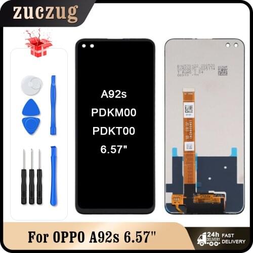 6.57" New For OPPO A92s LCD Display Touch Screen Digitizer Assembly For OPPO A92s PDKM00 PDKT00