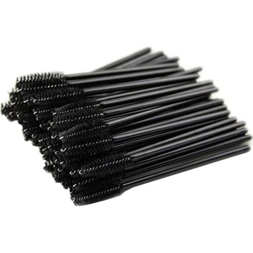 50pcs/lot Disposable Eyelashes Brush Spiral Eyelash Curl Eyebrow Brush Eyelash Comb Hollow Eye lash Brush Makeup Tools