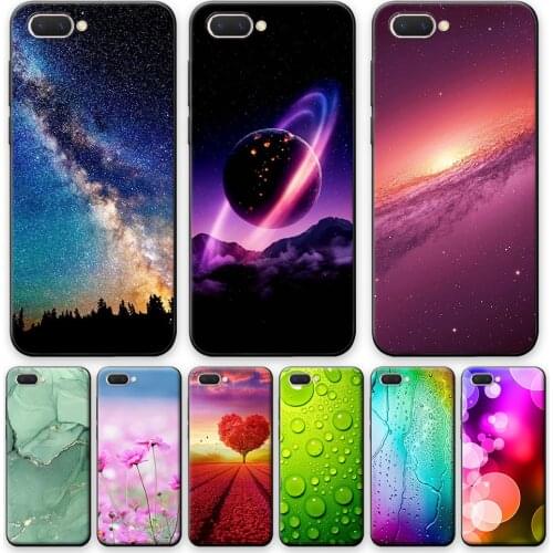 For Oppo Realme C1 C 1 Case 6.2 inch Silicone TPU Soft Phone Cover Case For Oppo A3S A3 S A 3S Oppo A5 Cat Flower Cartoon Bumper