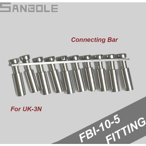 Connection Terminal Parts FBI-10-5 Center Short Connect Bar Terminal Block Fixed Bridge 10Position for UK-3N (10pcs)