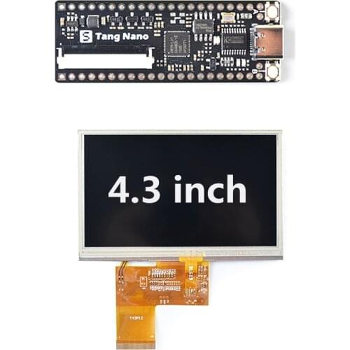Kit 4.3-inch Resolution 480*272 display Lichee Tang Nano Minimalist FPGA development board straight-in breadboard