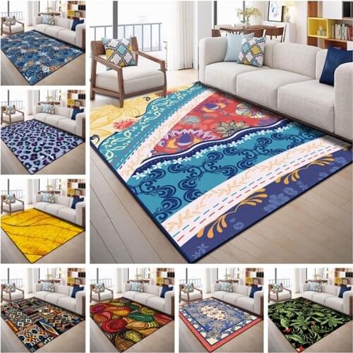 Persian Style Rugs and Carpets for Home Living Room Bedroom Large Size Carpet Home Decor Rug Anti-Slip Floor Mat Bedside Tapete